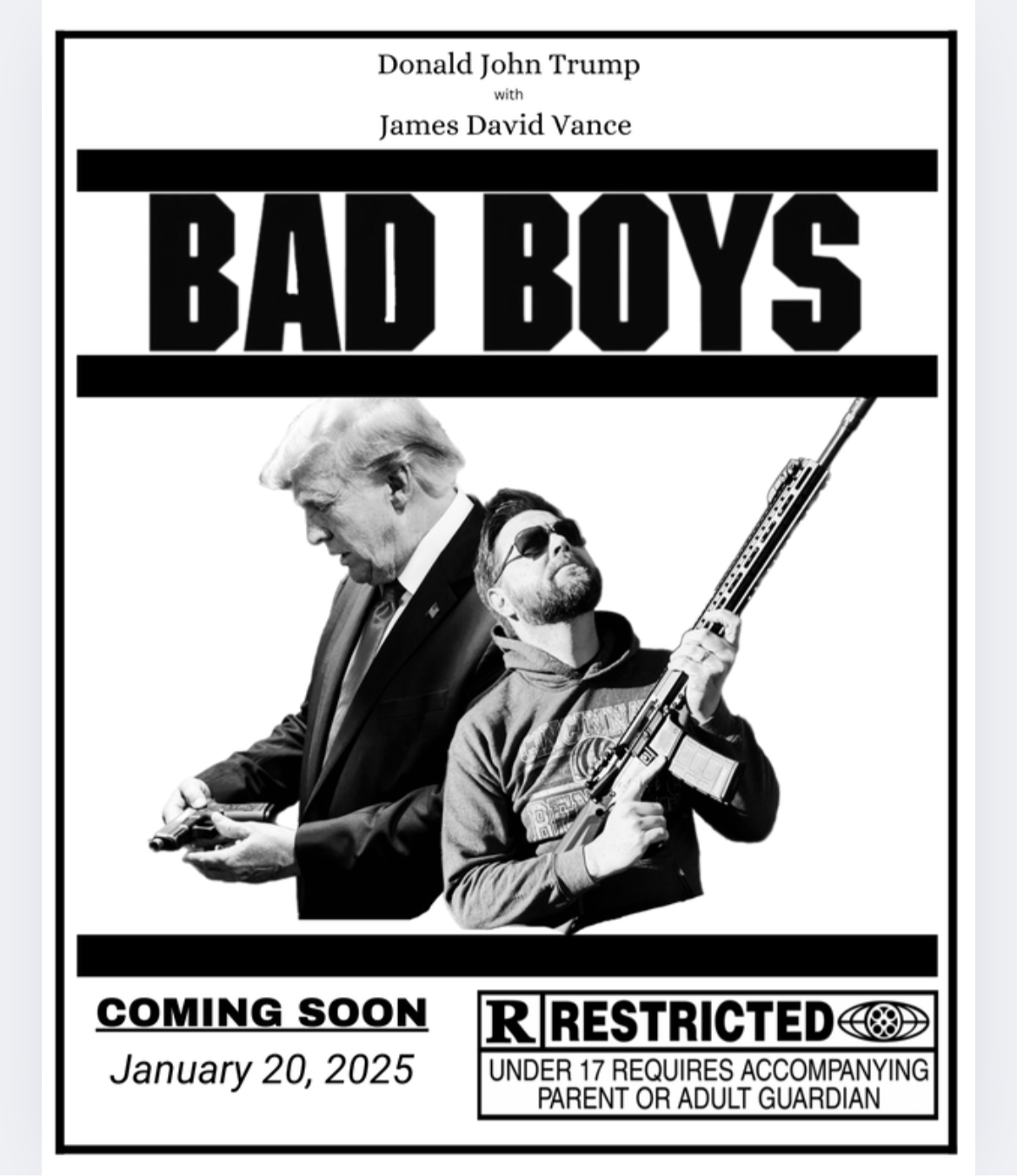 TRUMP x VANCE "Bad Boys” T-Shirt